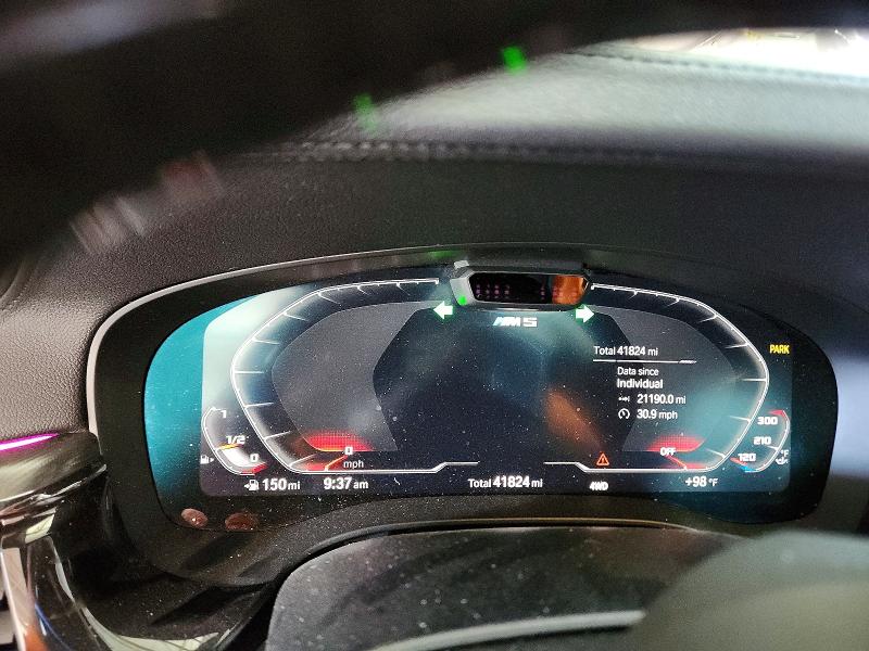 Photo 9 from auction – 2021 BMW M5 with VIN WBS83CH02MCG73193