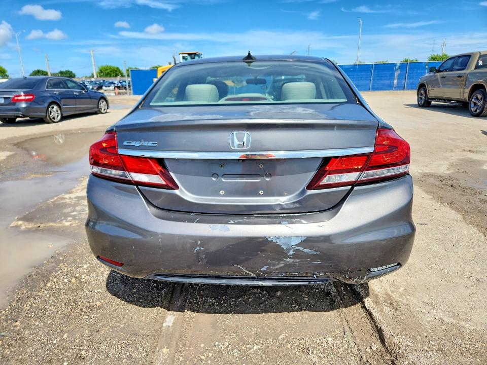Photo 6 from auction – 2013 HONDA CIVIC with VIN 2HGFB2F57DH535235