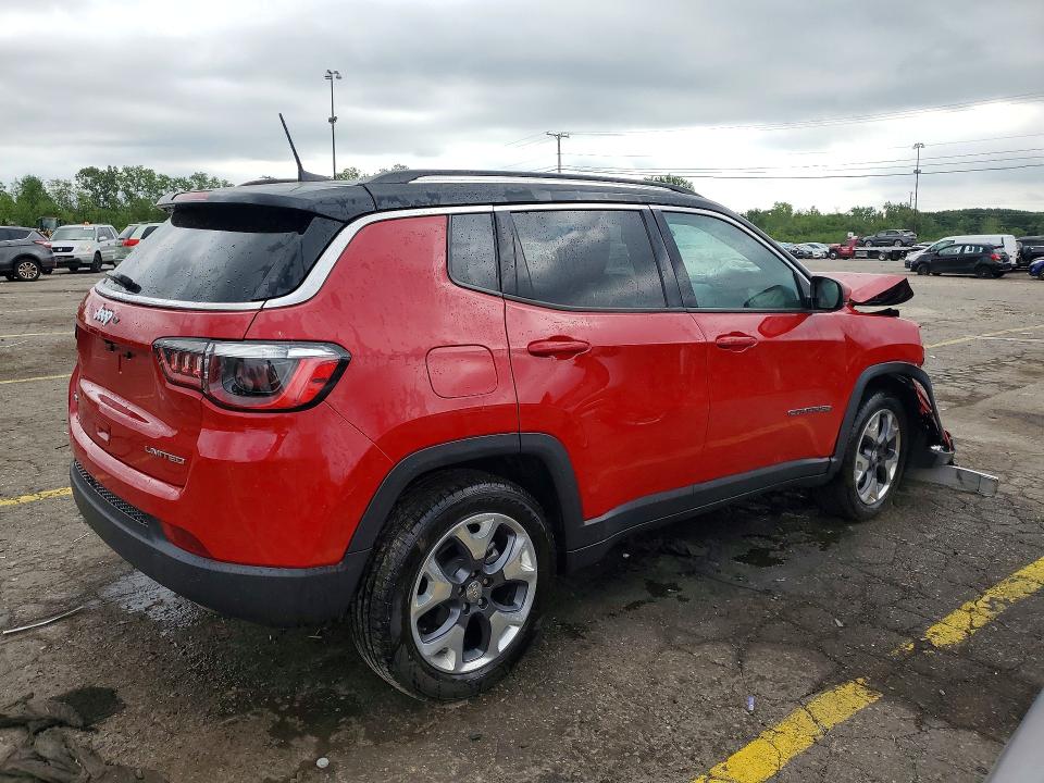 Photo 3 from auction – 2021 JEEP COMPASS with VIN 3C4NJDCB0MT541338