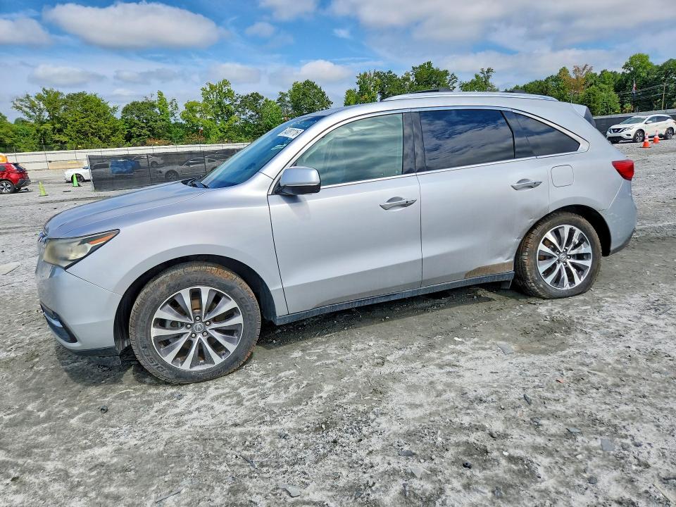 ACURA MDX 2015 with VIN 5FRYD3H45FB012038 - Photo from auction
