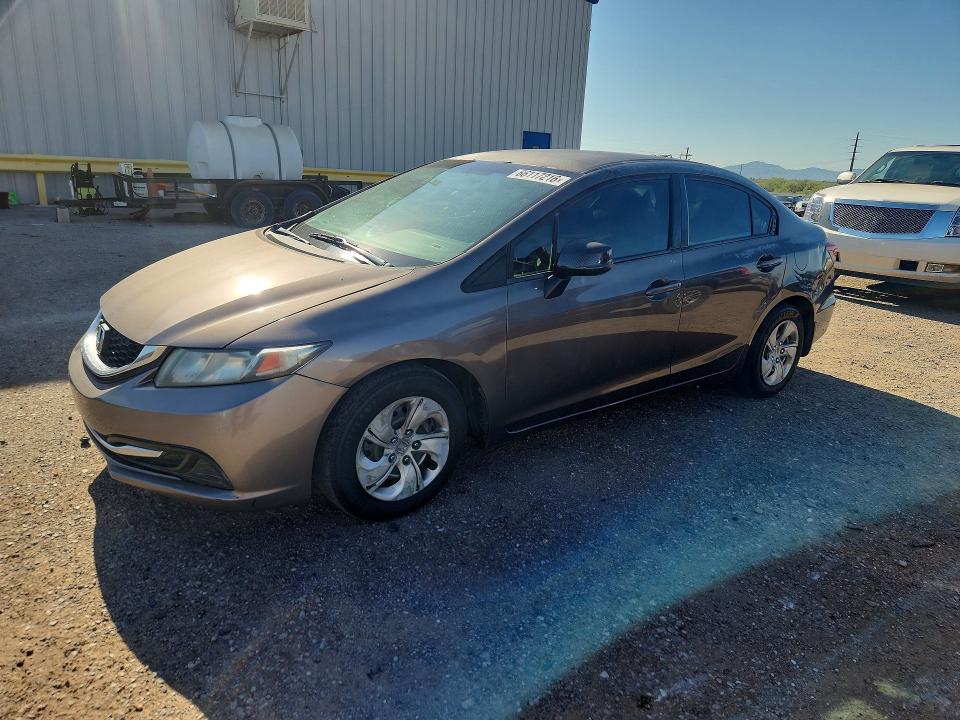 HONDA CIVIC 2013 with VIN 2HGFB2F51DH556193 - Photo from auction