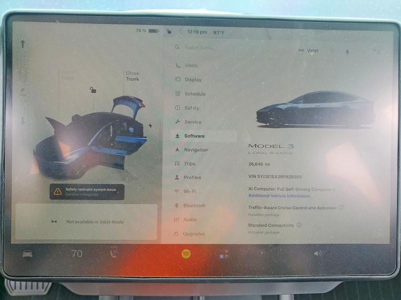 صورة رقم 9 من المزاد - 2024 TESLA MODEL 3 مع VIN 5YJ3E1EA2RF828989