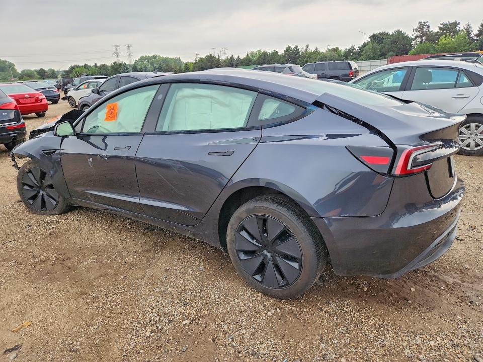 Photo 2 from auction – 2025 TESLA MODEL 3 with VIN 5YJ3E1EA6SF041498