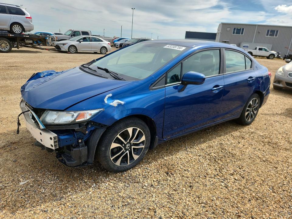 HONDA CIVIC 2015 with VIN 2HGFB2F56FH037398 - Photo from auction