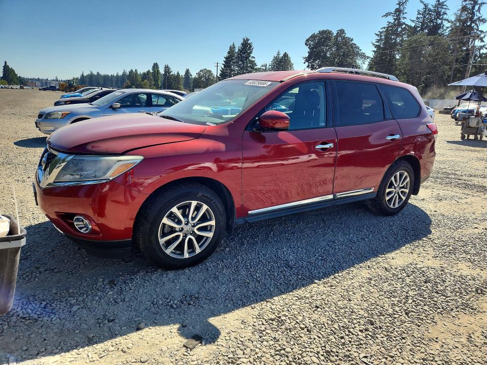 NISSAN PATHFINDER 2015 with VIN 5N1AR2MN3FC721802 - Photo from auction