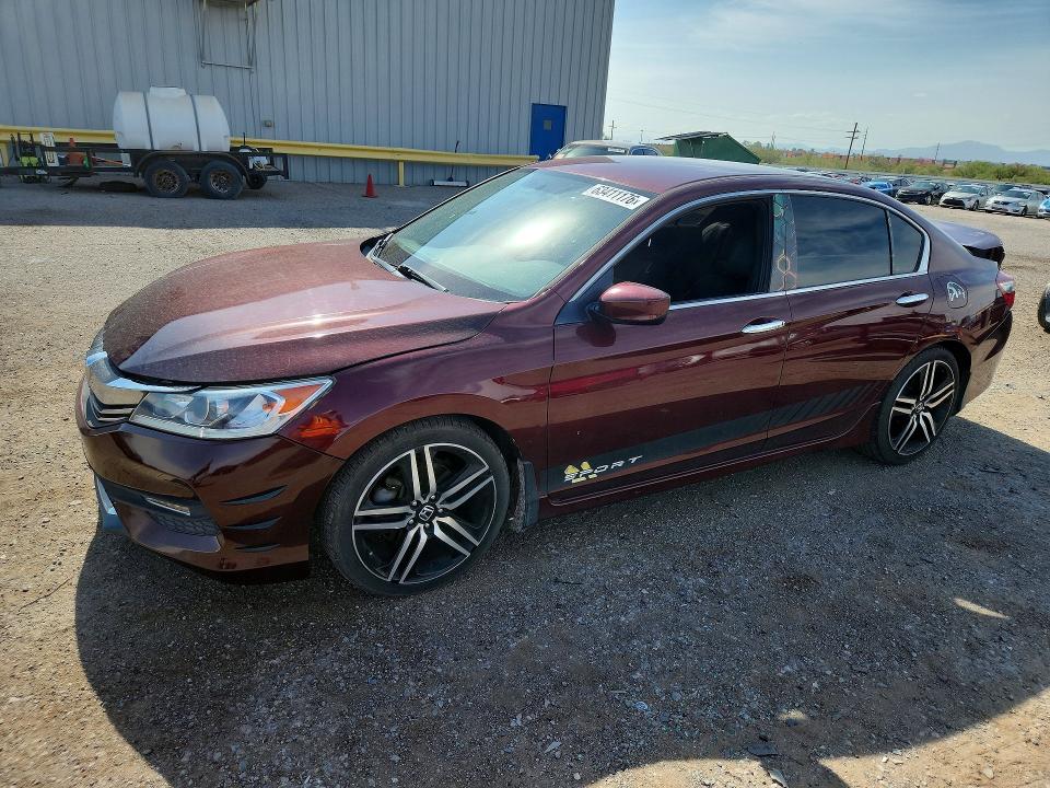 HONDA ACCORD 2017 with VIN 1HGCR2F56HA307259 - Photo from auction