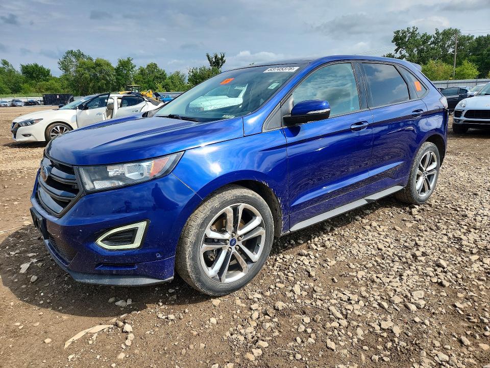 FORD EDGE 2015 with VIN 2FMTK4AP7FBB76511 - Photo from auction