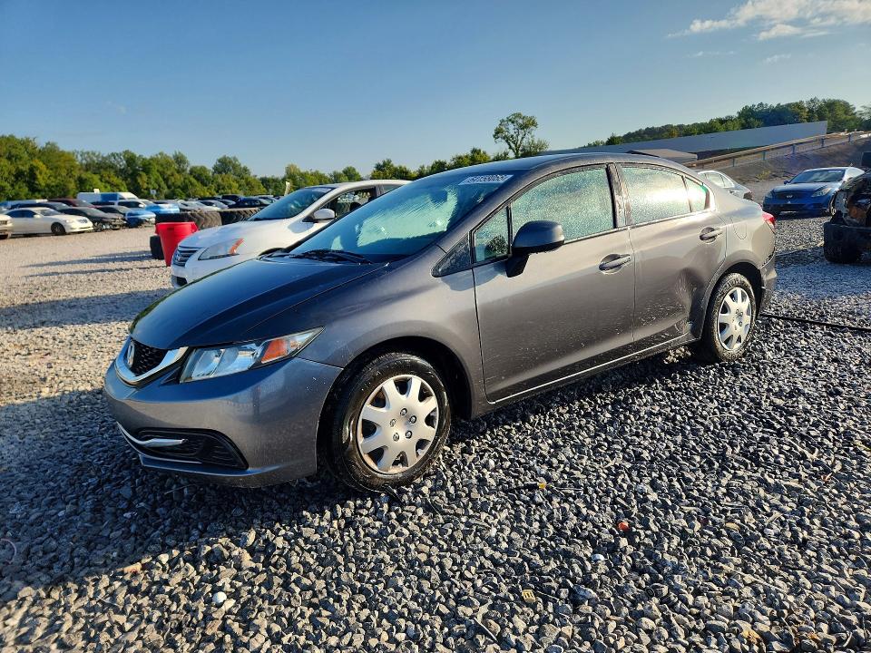 HONDA CIVIC 2013 with VIN 2HGFB2F51DH564147 - Photo from auction