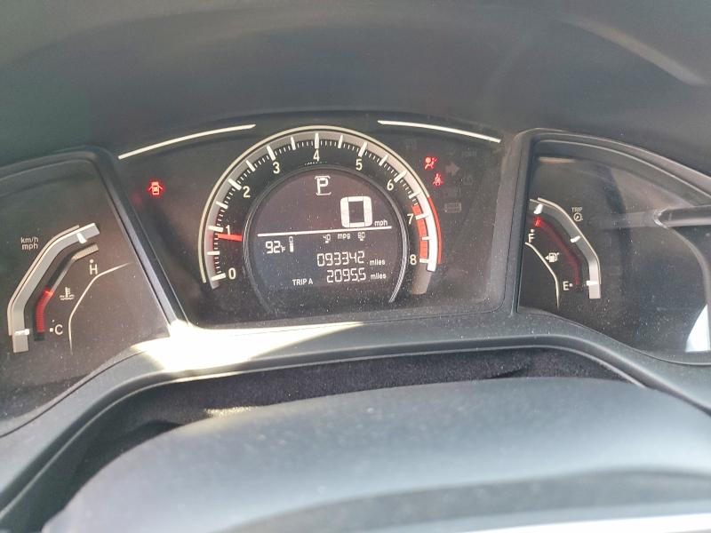 Photo 9 from auction – 2017 HONDA CIVIC with VIN 19XFC2F50HE038606