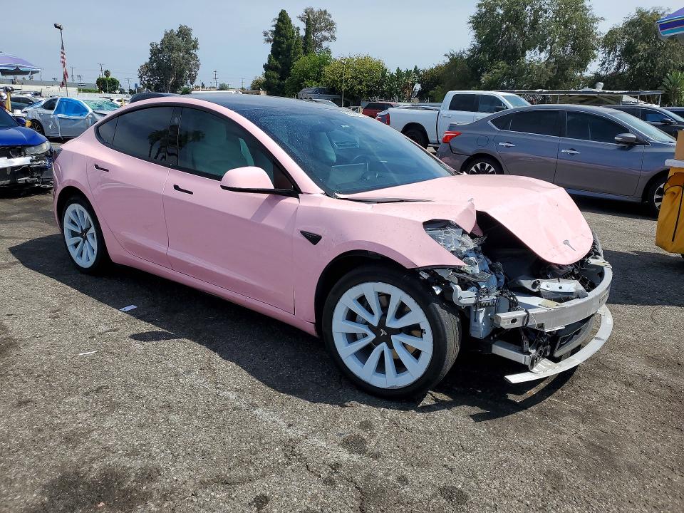 Photo 4 from auction – 2022 TESLA MODEL 3 with VIN 5YJ3E1EB1NF151713