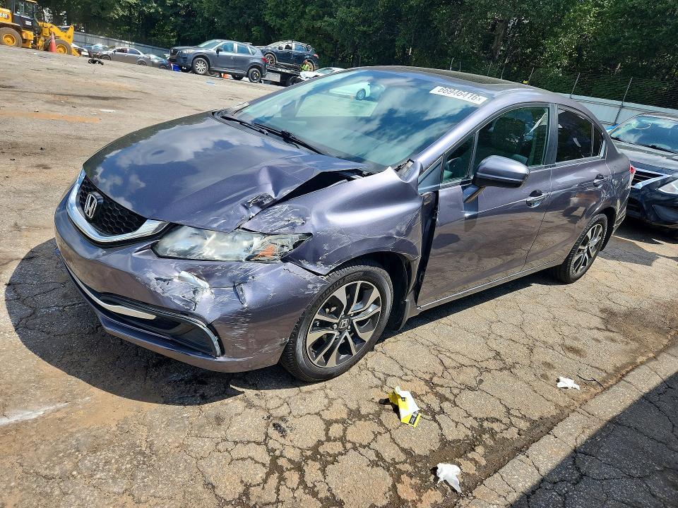 HONDA CIVIC 2015 с VIN 19XFB2F87FE085612 - Фото с аукциона