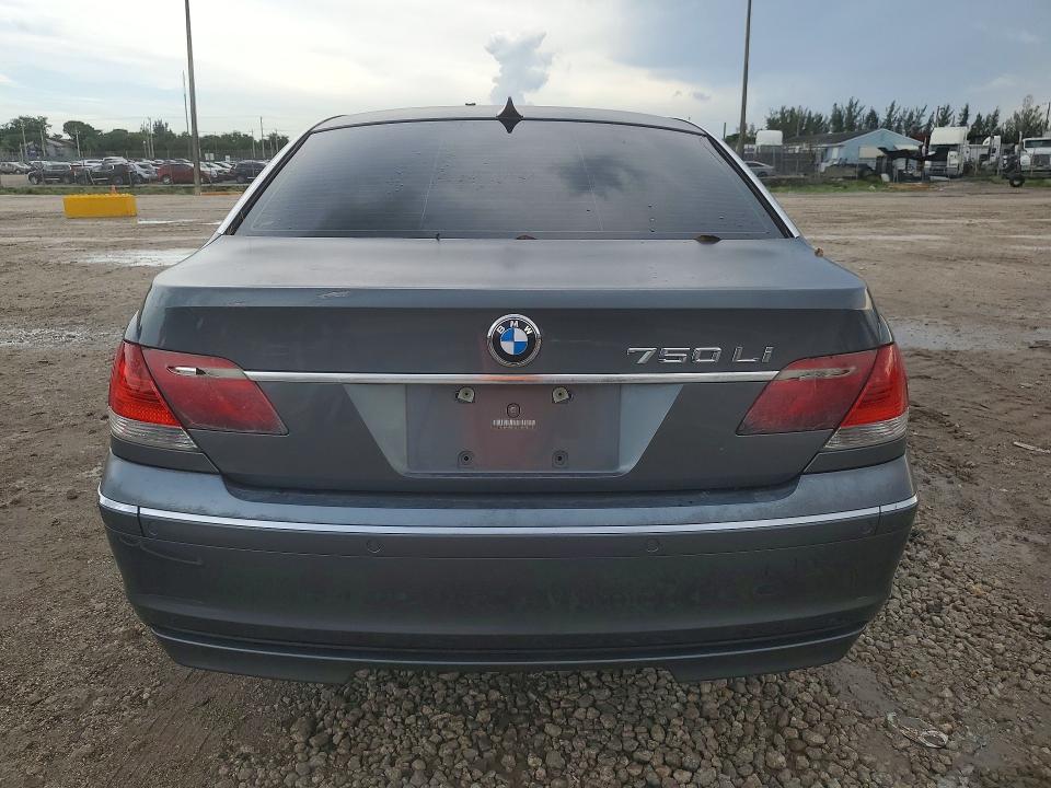 Photo 6 from auction – 2006 BMW 750 with VIN WBAHN835X6DT63348