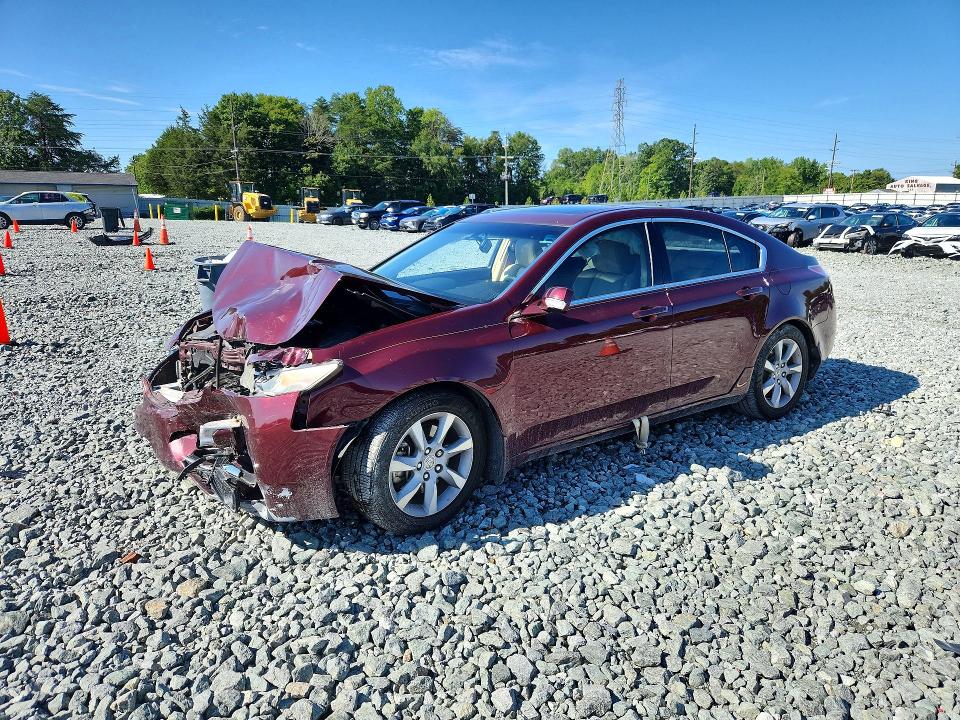 ACURA TL 2012 with VIN 19UUA8F20CA038284 - Photo from auction