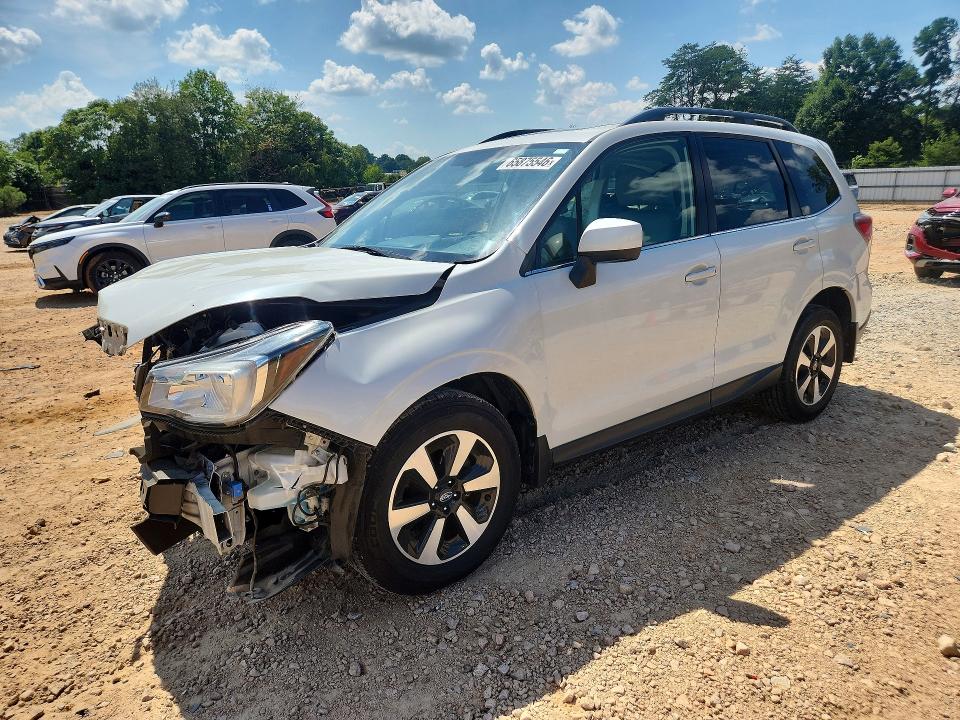 SUBARU FORESTER 2018 with VIN JF2SJAJC4JH455037 - Photo from auction
