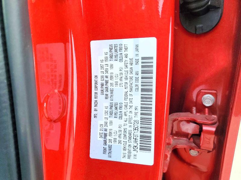 Photo 14 from auction – 2026 MAZDA CX-70 with VIN JM3KJAHF8T1350728