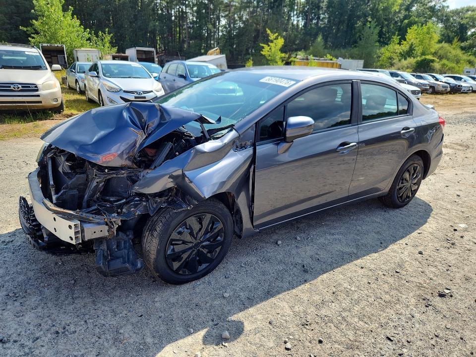 Снимка 1 от търг – 2015 HONDA CIVIC с VIN 19XFB2F56FE224912