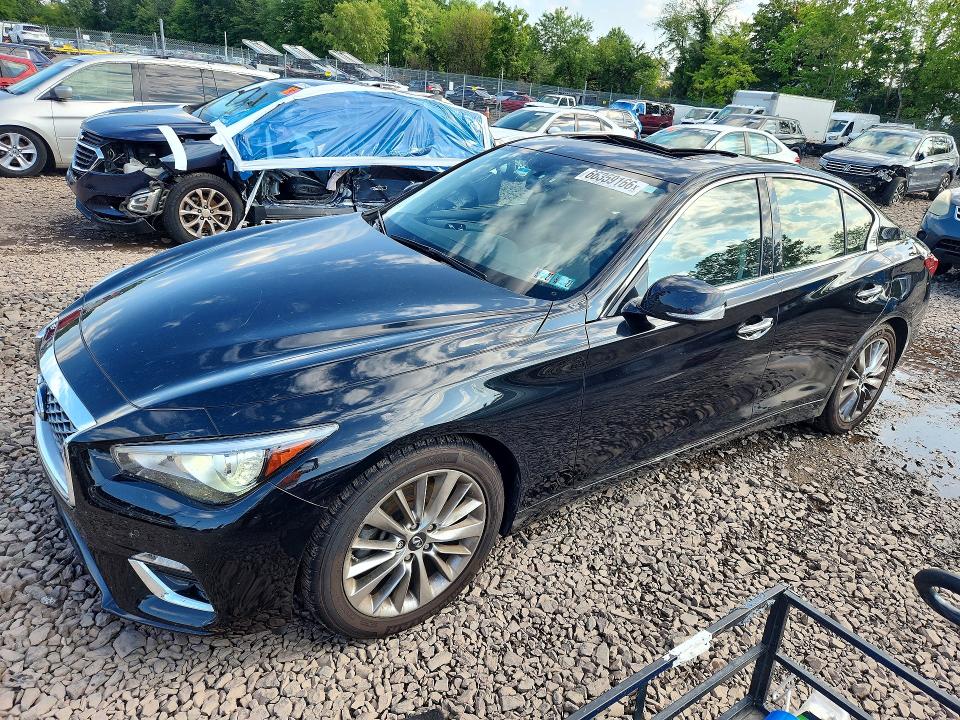Photo 1 from auction – 2021 INFINITI Q50 with VIN JN1EV7BR7MM754073