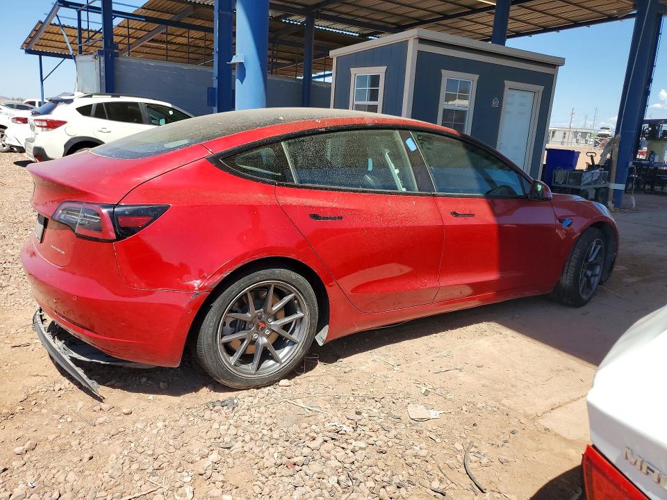 Photo 3 from auction – 2022 TESLA MODEL 3 with VIN 5YJ3E1EB5NF158065