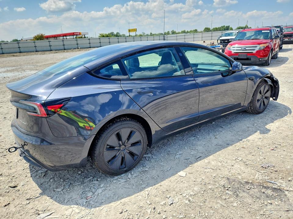 Photo 3 from auction – 2025 TESLA MODEL 3 with VIN 5YJ3E1EB7SF937754