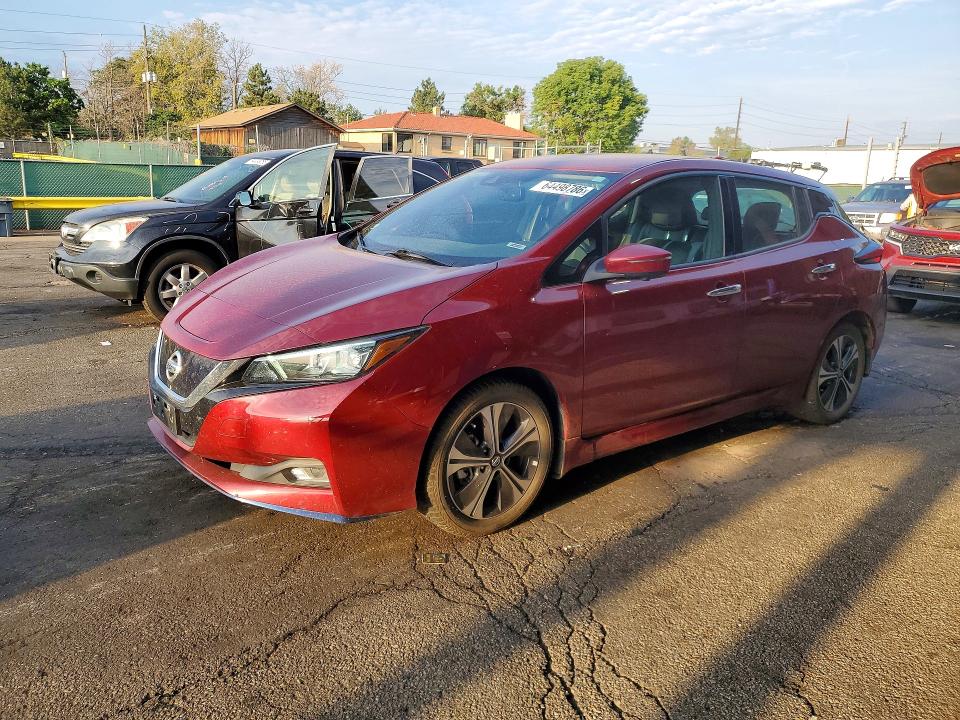 NISSAN LEAF 2022 with VIN 1N4BZ1DV7NC550270 - Photo from auction