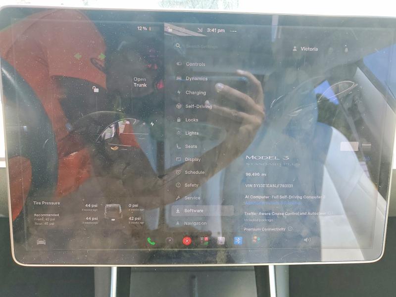 صورة رقم 9 من المزاد - 2020 TESLA MODEL 3 مع VIN 5YJ3E1EA5LF793131
