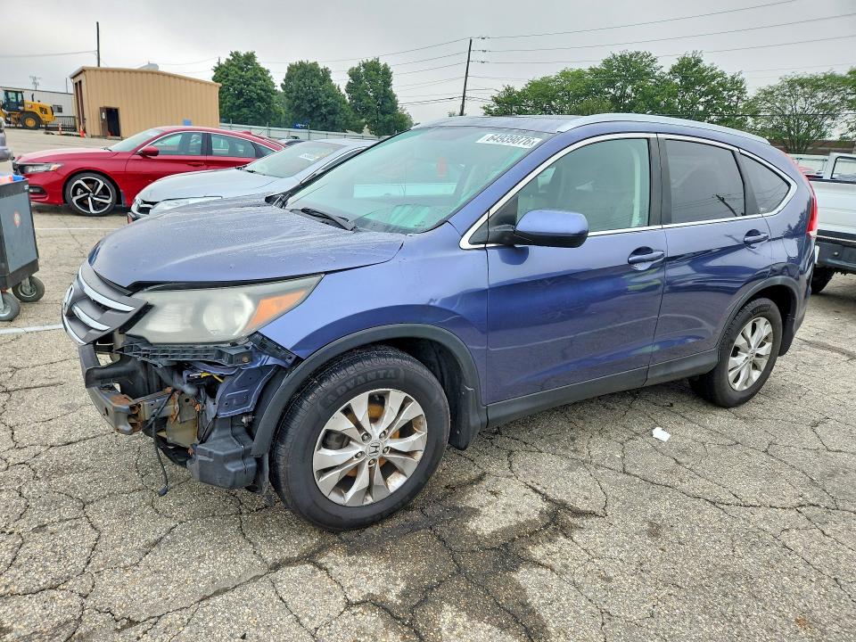 HONDA CR-V 2012 with VIN 5J6RM4H72CL073047 - Photo from auction