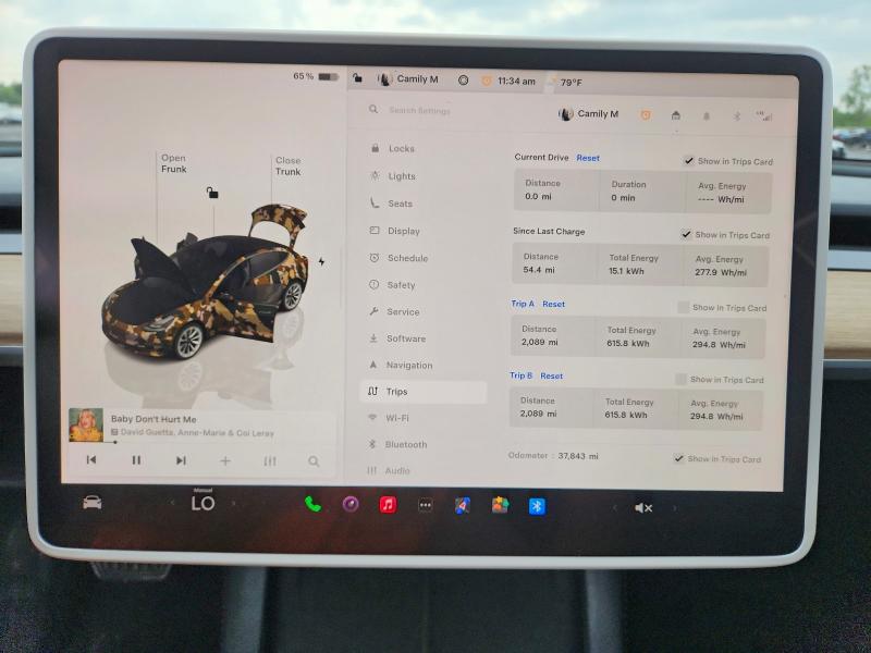Photo 9 from auction – 2022 TESLA MODEL 3 with VIN 5YJ3E1EA0NF376244