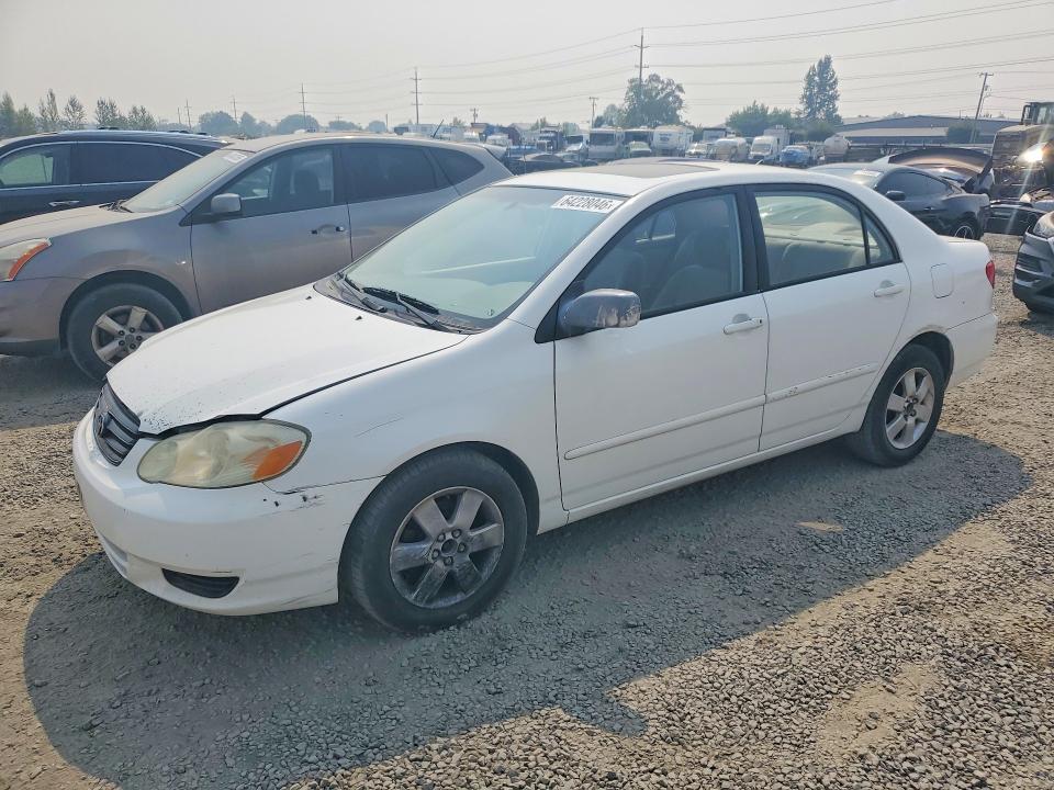 TOYOTA COROLLA 2003 with VIN 1NXBR38E93Z024774 - Photo from auction