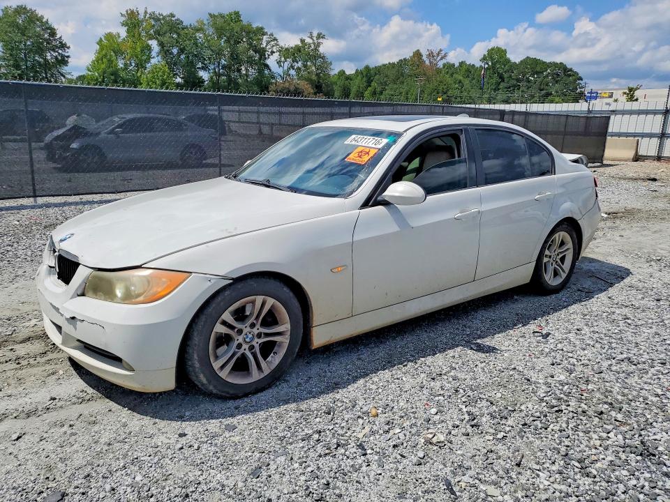 BMW 328 2008 with VIN WBAVA37568NL58009 - Photo from auction