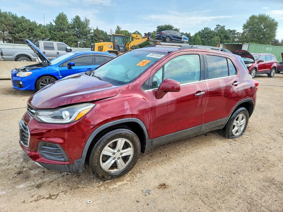 CHEVROLET TRAX 2017 with VIN 3GNCJPSB5HL196069 - Photo from auction