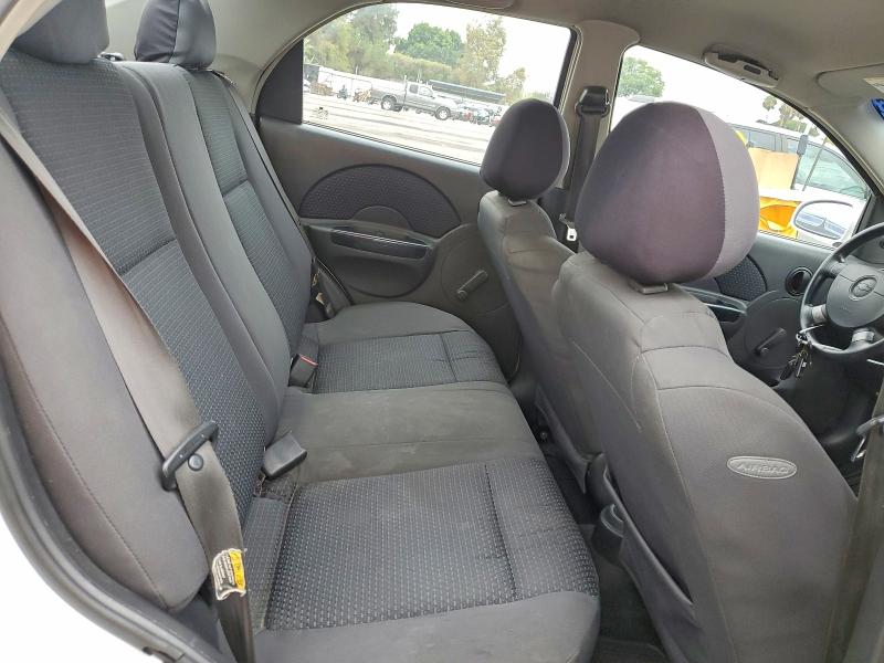 Photo 10 from auction – 2006 CHEVROLET AVEO with VIN KL1TD56696B675828