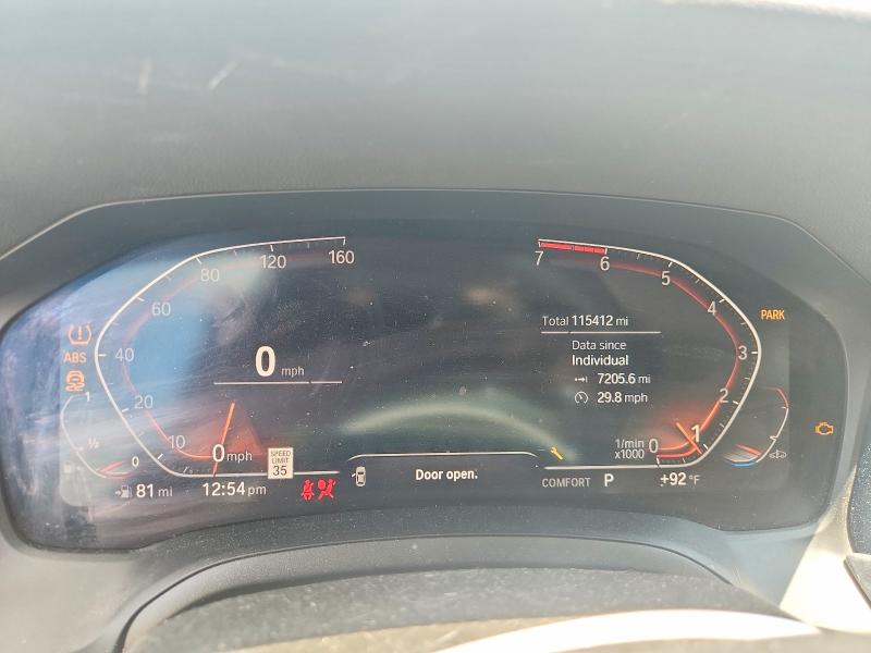 Photo 9 from auction – 2021 BMW 330XI with VIN 3MW5R7J07M8B49582