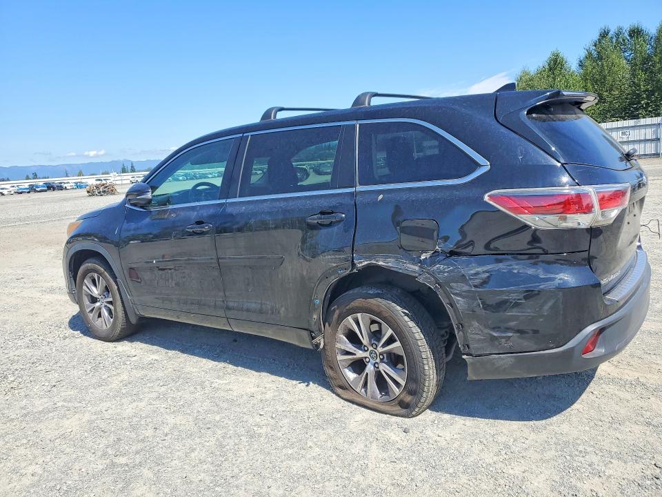 Photo 2 from auction – 2016 TOYOTA HIGHLANDER with VIN 5TDBKRFH4GS280856