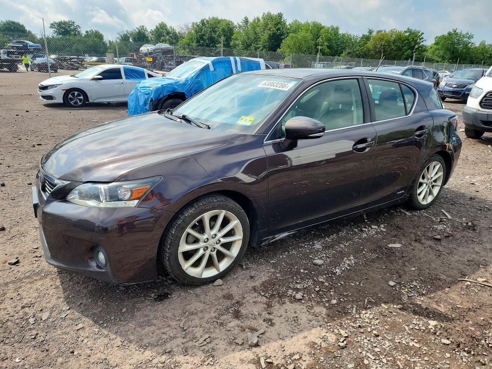 LEXUS CT 2013 with VIN JTHKD5BH8D2153800 - Photo from auction