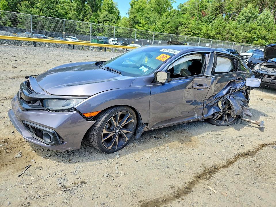 HONDA CIVIC 2020 with VIN 2HGFC2F88LH542409 - Photo from auction