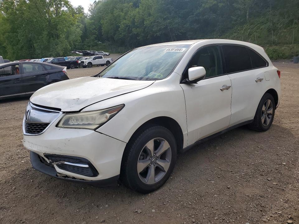 ACURA MDX 2014 with VIN 5FRYD3H20EB011313 - Photo from auction