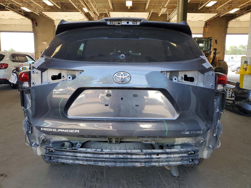 Photo 6 from auction – 2020 TOYOTA HIGHLANDER with VIN 5TDBZRBH7LS004358