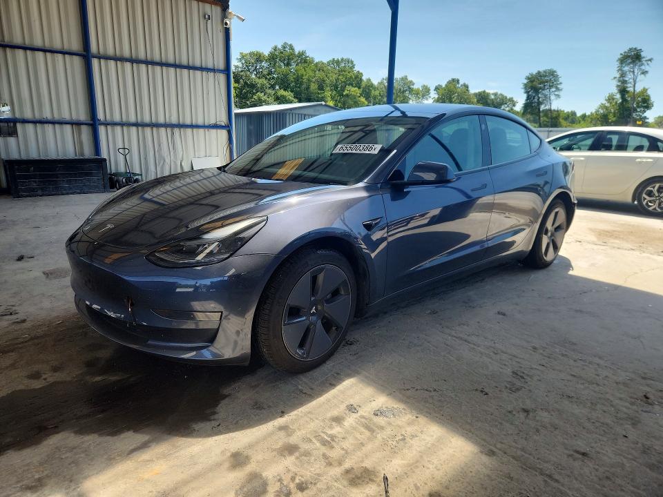 TESLA MODEL 3 2021 with VIN 5YJ3E1EA6MF907266 - Photo from auction