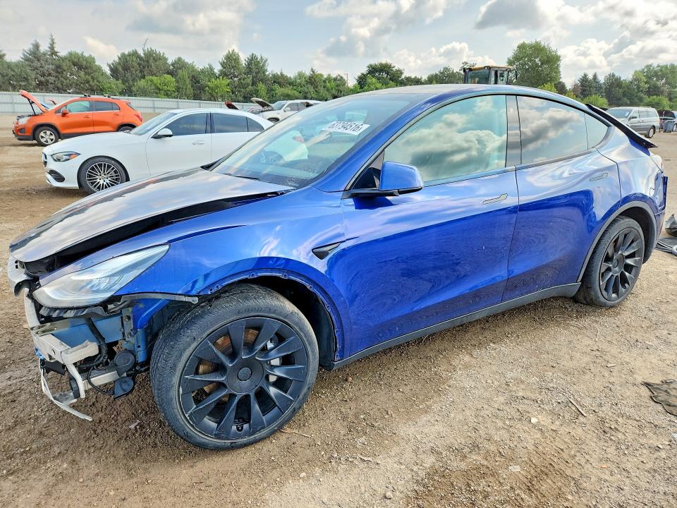 TESLA MODEL Y 2020 с VIN 5YJYGDEE7LF011206 - Фото с аукциона