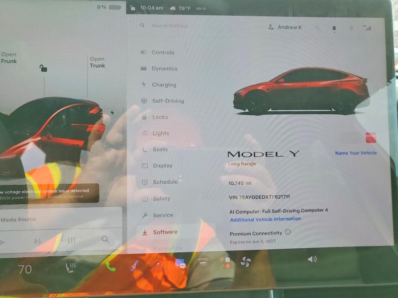 Photo 9 from auction – 2026 TESLA MODEL Y with VIN 7SAYGDEDXTF621711
