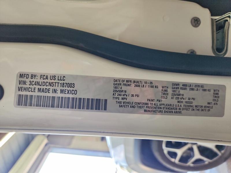 Photo 14 from auction – 2026 JEEP COMPASS with VIN 3C4NJDCN5TT187003