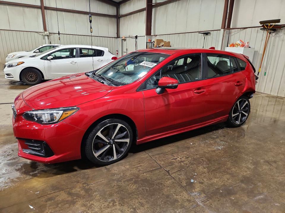 SUBARU IMPREZA 2022 with VIN 4S3GTAM65N3728414 - Photo from auction