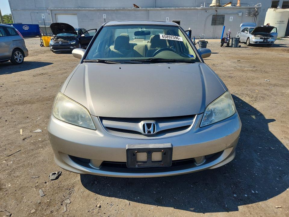 Photo 5 from auction – 2005 HONDA CIVIC with VIN 2HGES26795H552973