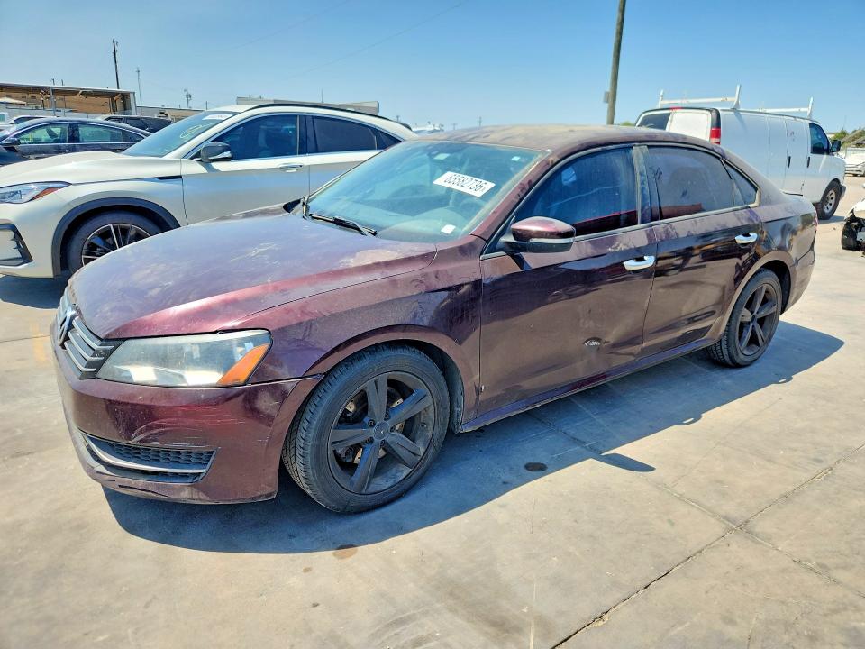 VOLKSWAGEN PASSAT 2013 with VIN 1VWAP7A38DC042256 - Photo from auction