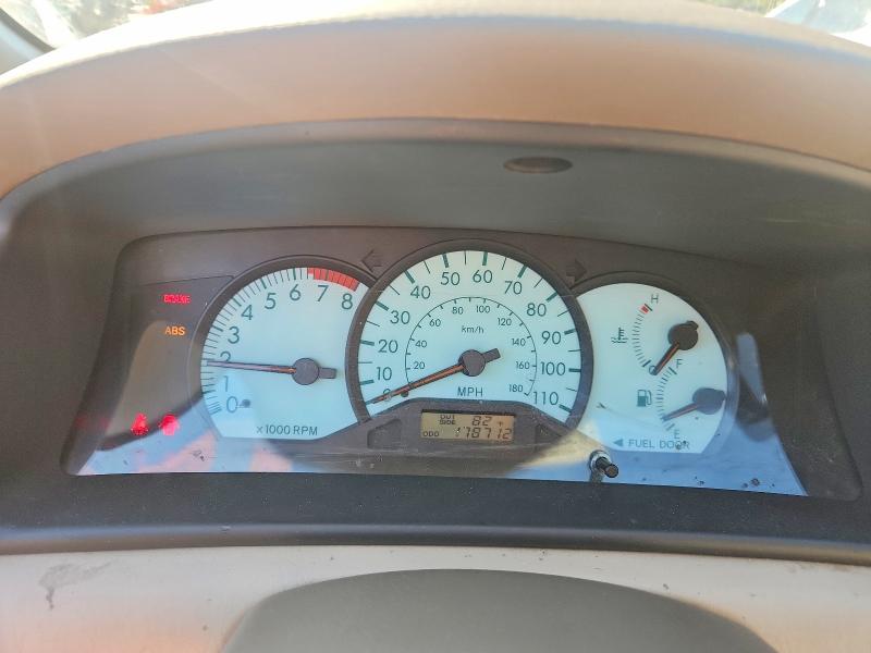 Photo 9 from auction – 2004 TOYOTA COROLLA with VIN 2T1BR38E64C199017
