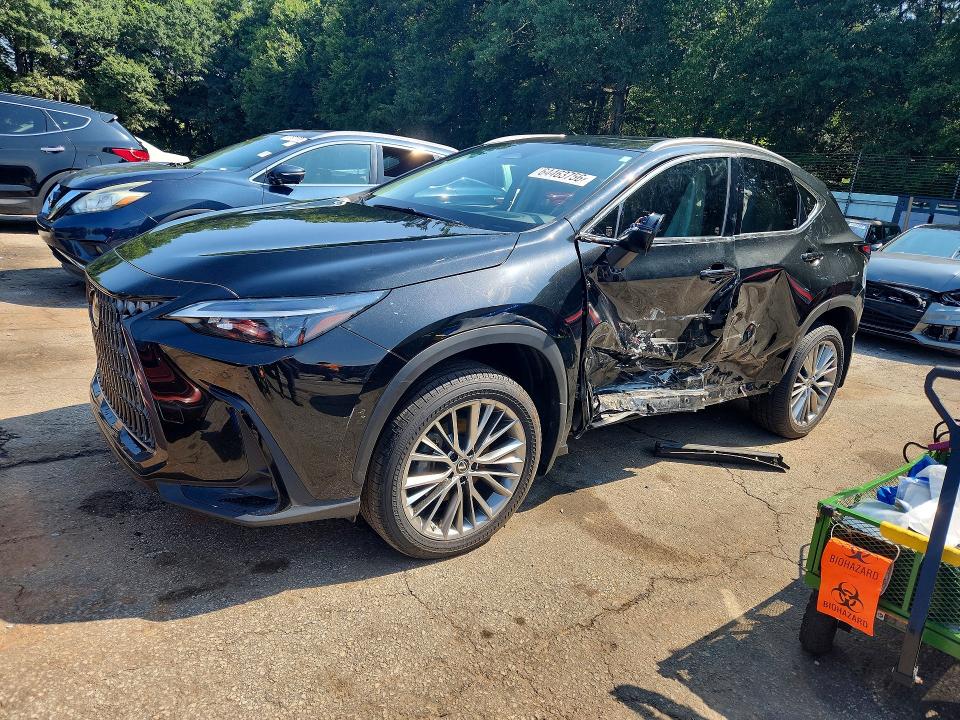 LEXUS NX 2023 with VIN JTJGKCEZXP2015165 - Photo from auction
