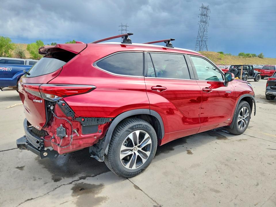 Photo 3 from auction – 2021 TOYOTA HIGHLANDER with VIN 5TDHBRCH2MS527026