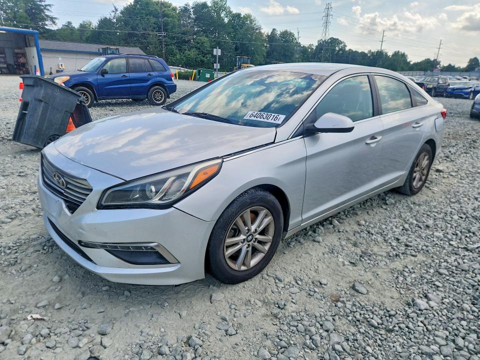 HYUNDAI SONATA 2015 with VIN 5NPE24AF7FH073095 - Photo from auction