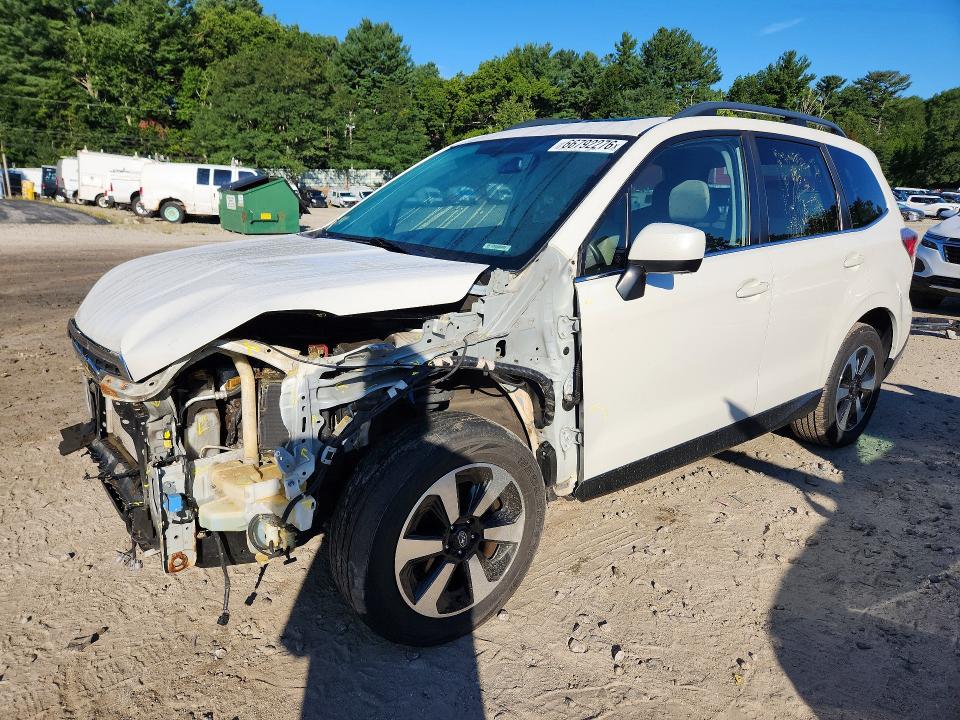 SUBARU FORESTER 2018 with VIN JF2SJAJC4JH563612 - Photo from auction