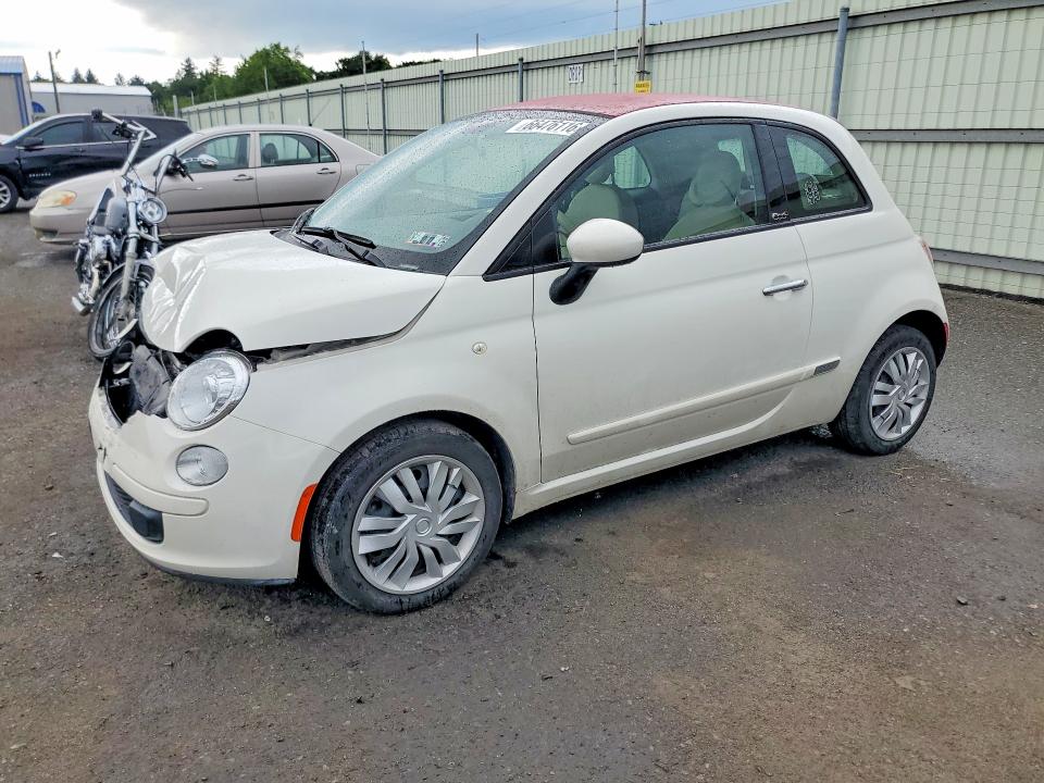 FIAT 500 2012 with VIN 3C3CFFDR5CT310566 - Photo from auction
